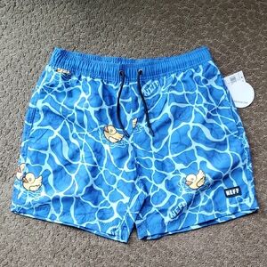 Mens NEFF Never Mind Rubber Ducks Board Swim Shorts Size Sm Med XL XXL Waves NWT